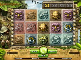 Gonzo's Quest Online Slot - Developed by NetEnt