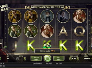 Invisible Man Online Slot by NetEnt - Screenshot