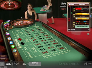 Live-Dealer Roulette Table at 32Red Casino