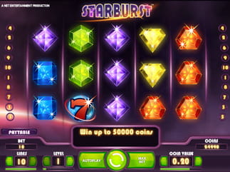 Starburst Slot - a NetEnt Game