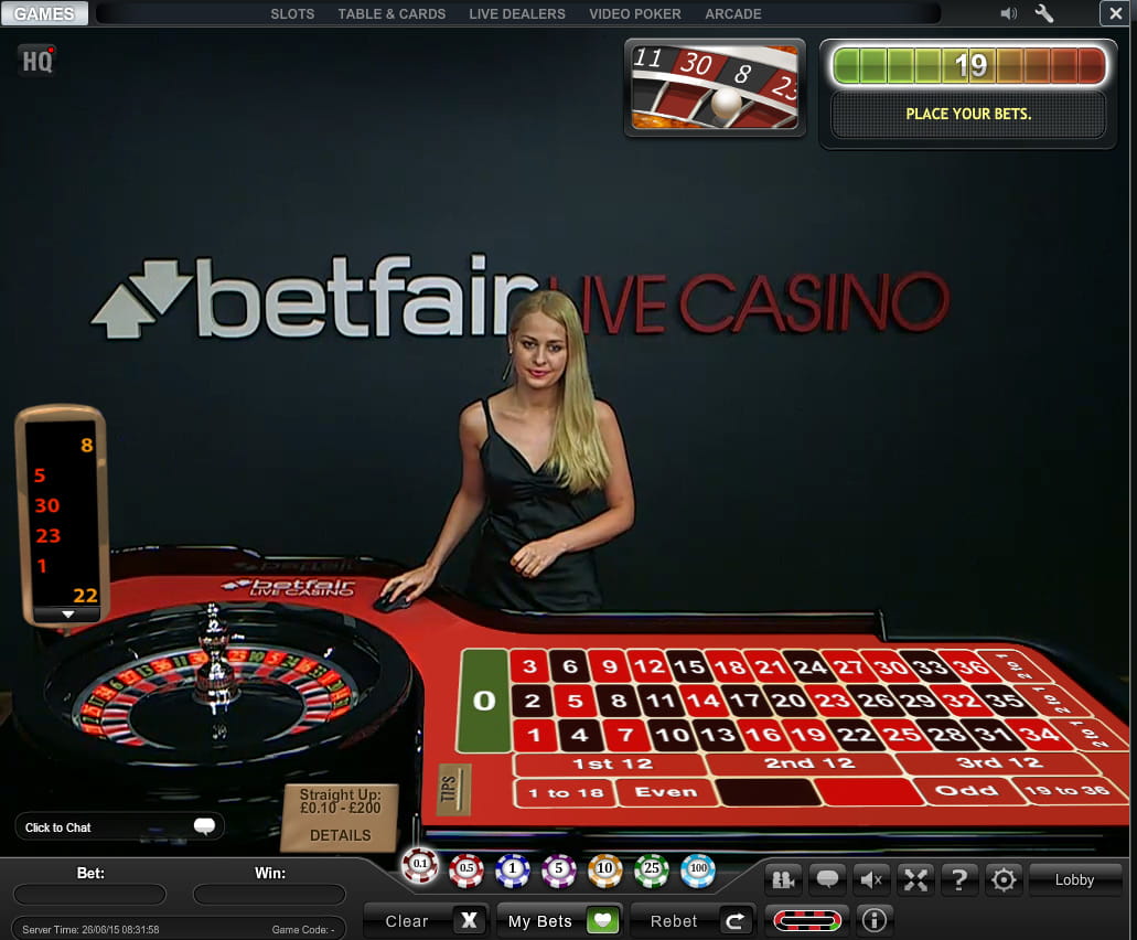 live dealer casino games
